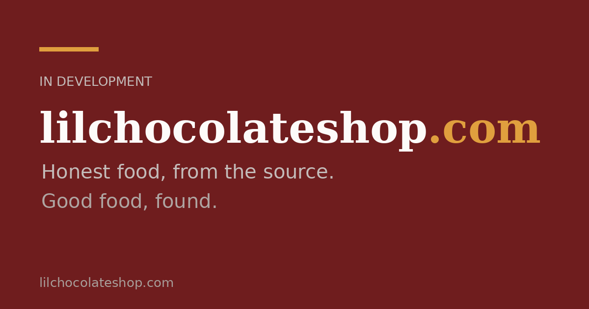Link preview image for lilchocolateshop.com